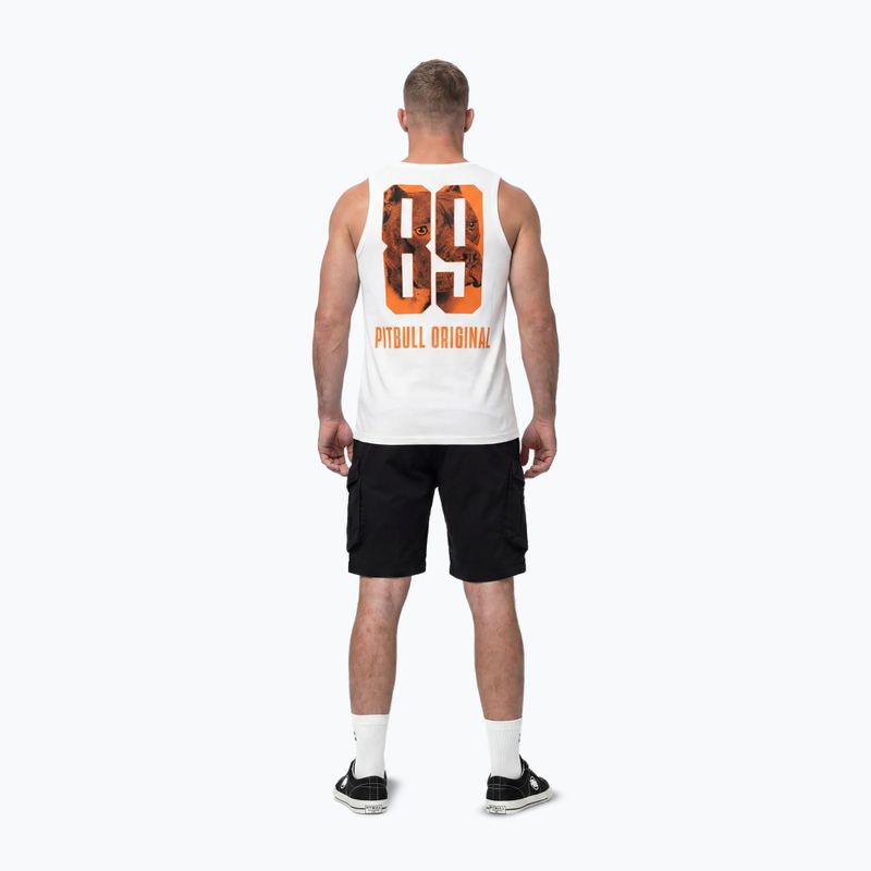 Férfi póló Pitbull Eighty Nine Dog Tank Top white 4