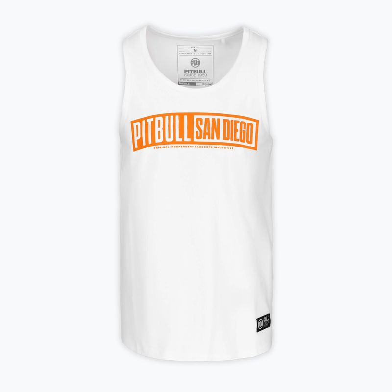 Férfi póló Pitbull Eighty Nine Dog Tank Top white 5
