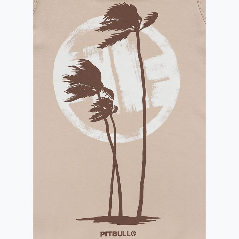 Férfi póló Pitbull Palms Tank Top light sand 6