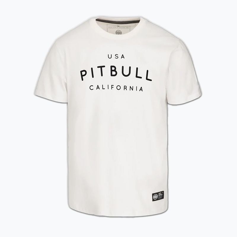 Férfi póló Pitbull USA CAL Big Logo white 4