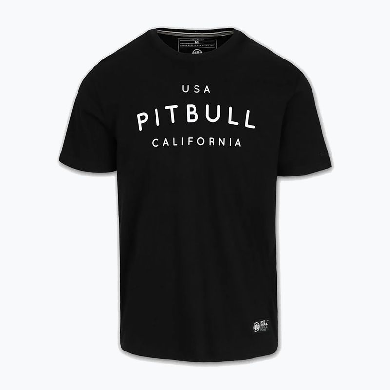 Férfi póló Pitbull USA CAL Big Logo black 4