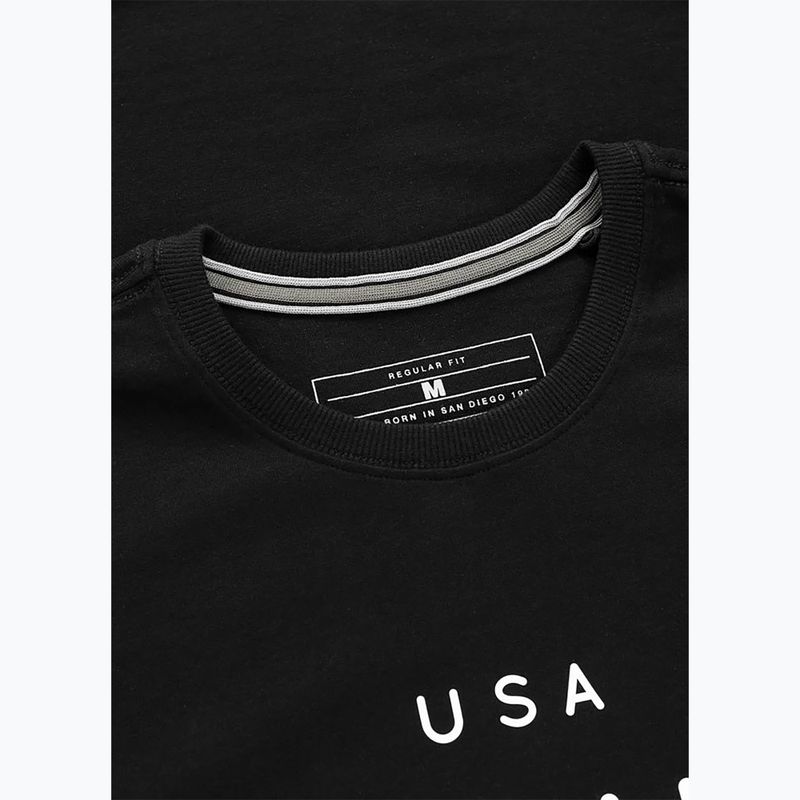 Férfi póló Pitbull USA CAL Big Logo black 6