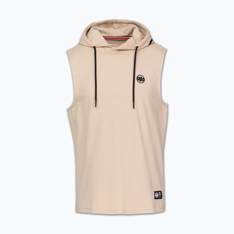 Férfi edzőpulóver Pitbull Mercado Hilltop Sleeveless Hooded pale sand 3