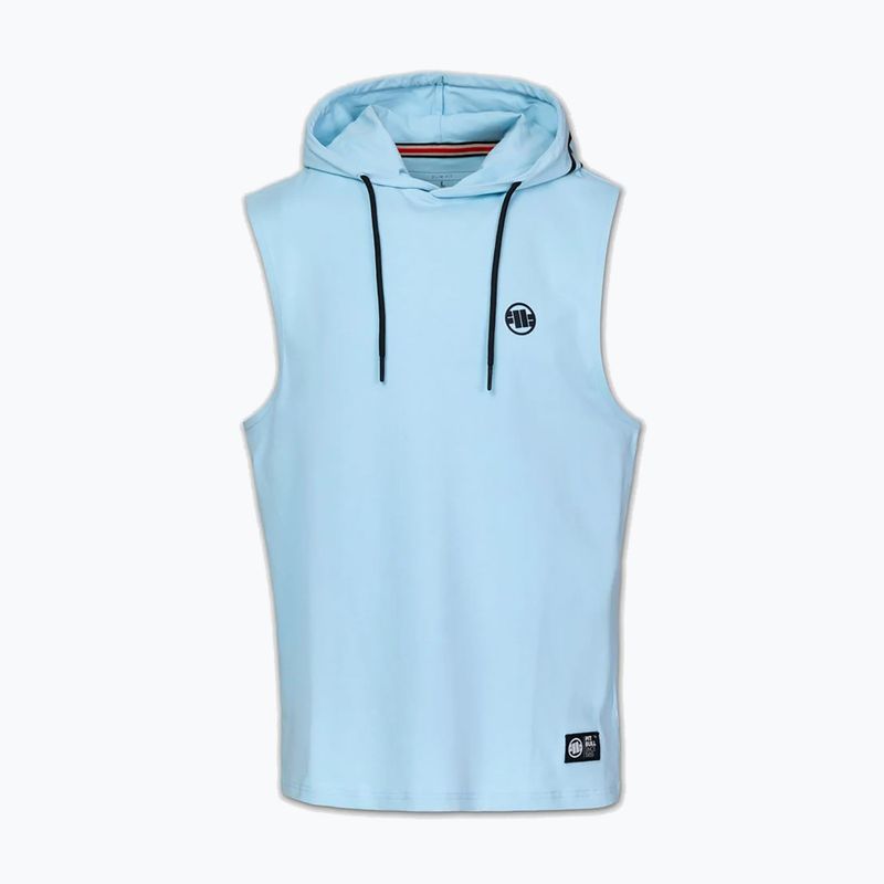 Férfi edzőpulóver Pitbull Mercado Hilltop Sleeveless Hooded light blue 6