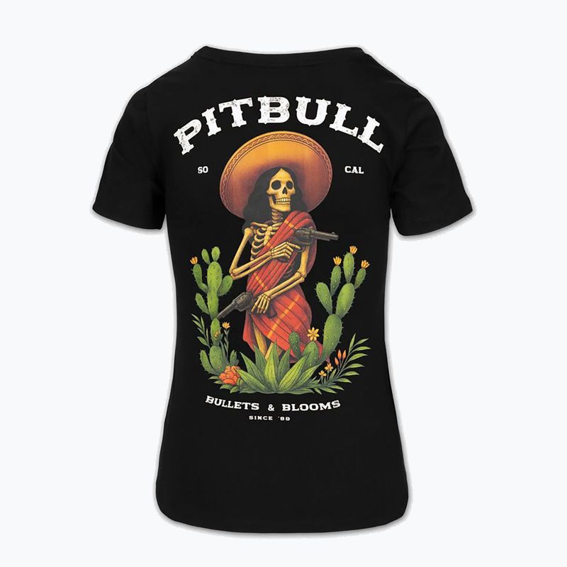 Női póló Pitbull Bullets & Blooms black 4