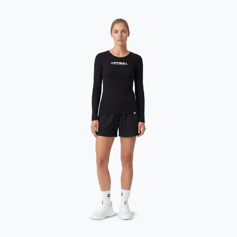 Női hosszú ujjú póló Pitbull R Slim Fit black 2