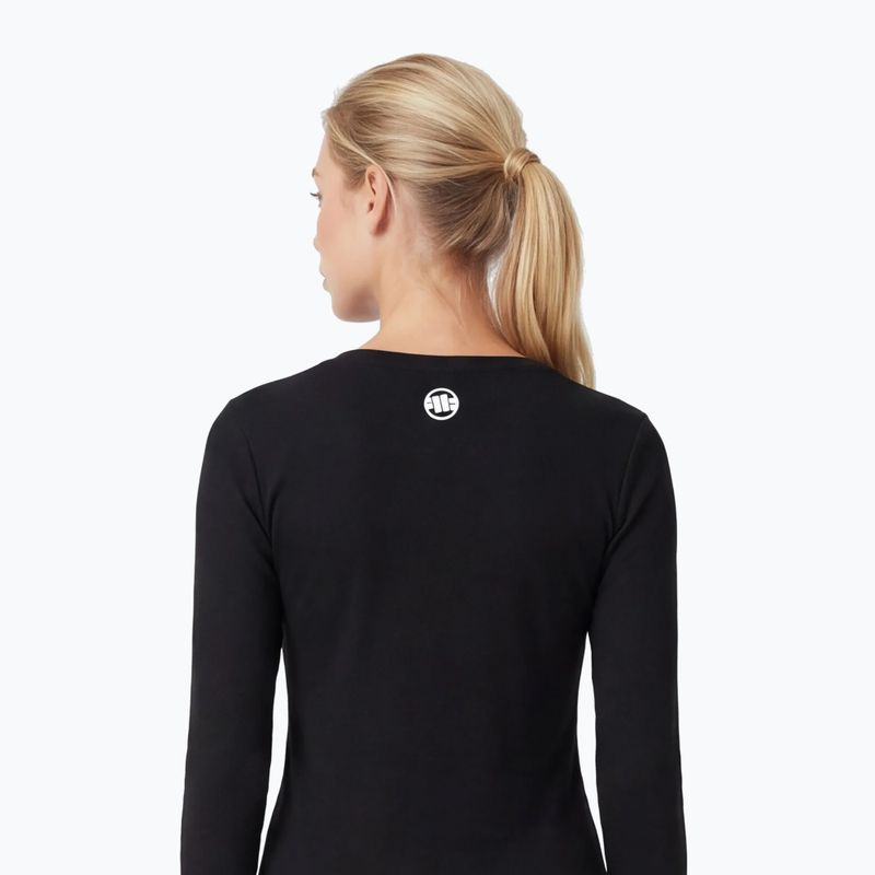Női hosszú ujjú póló Pitbull R Slim Fit black 3