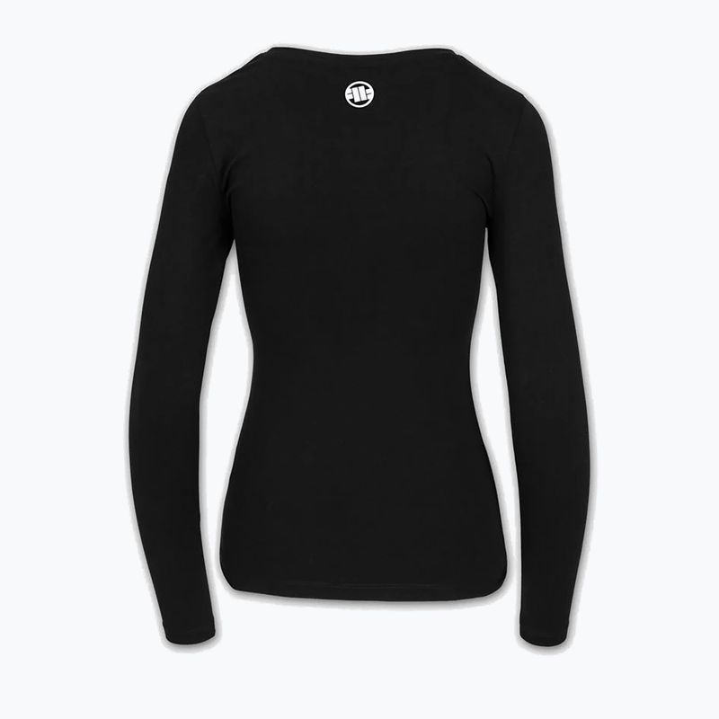 Női hosszú ujjú póló Pitbull R Slim Fit black 6