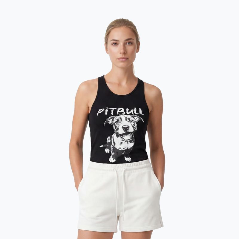 Női póló Pitbull Puppy 2 Tank Top black