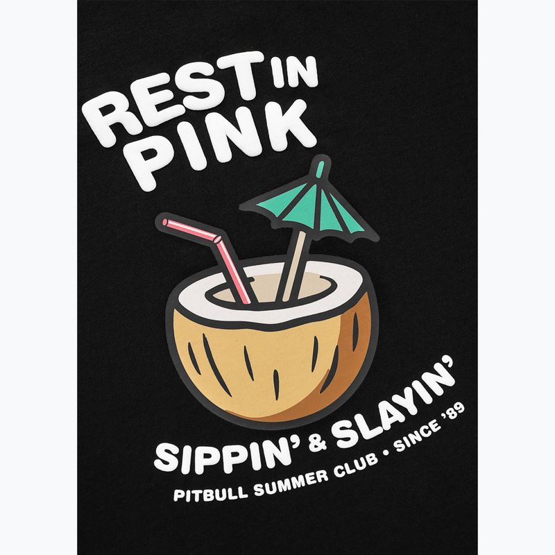 Női póló Pitbull Rest In Pink Oversize black 8