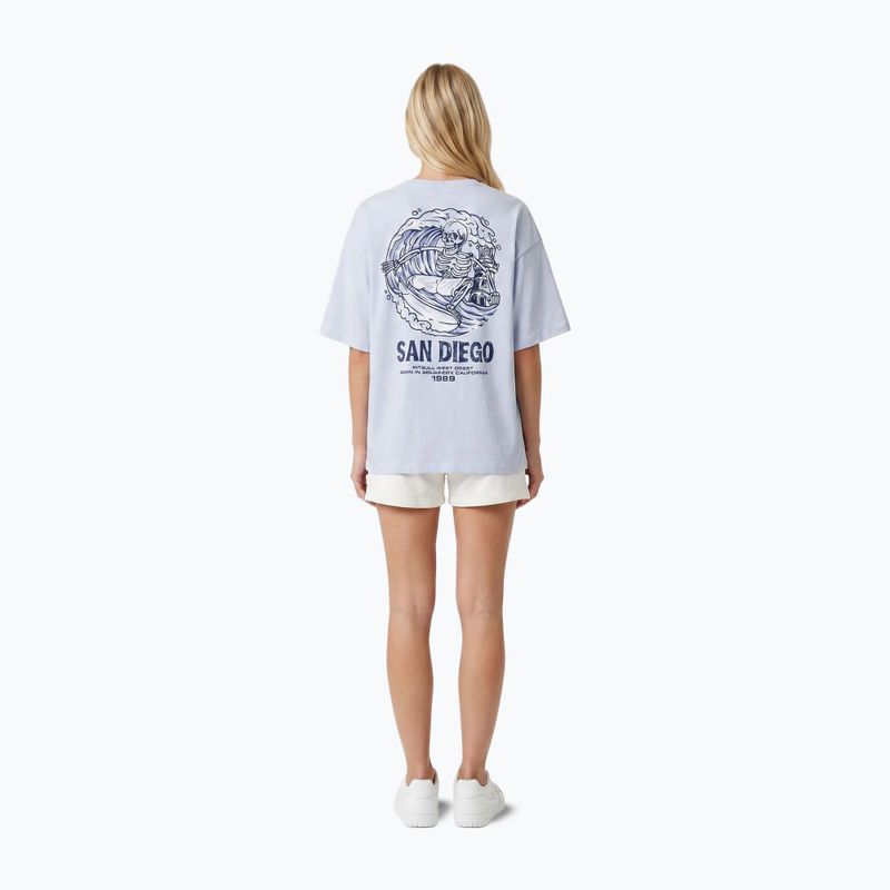 Női pulóver Pitbull Skull Oversize frosted blue 3