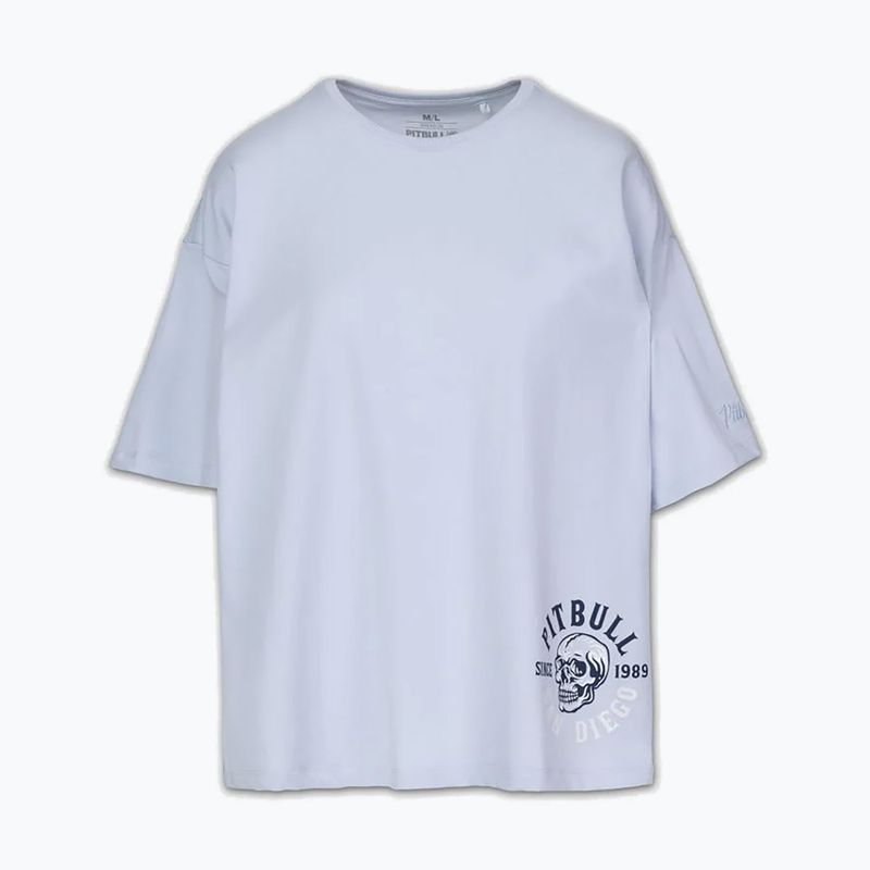 Női pulóver Pitbull Skull Oversize frosted blue 5