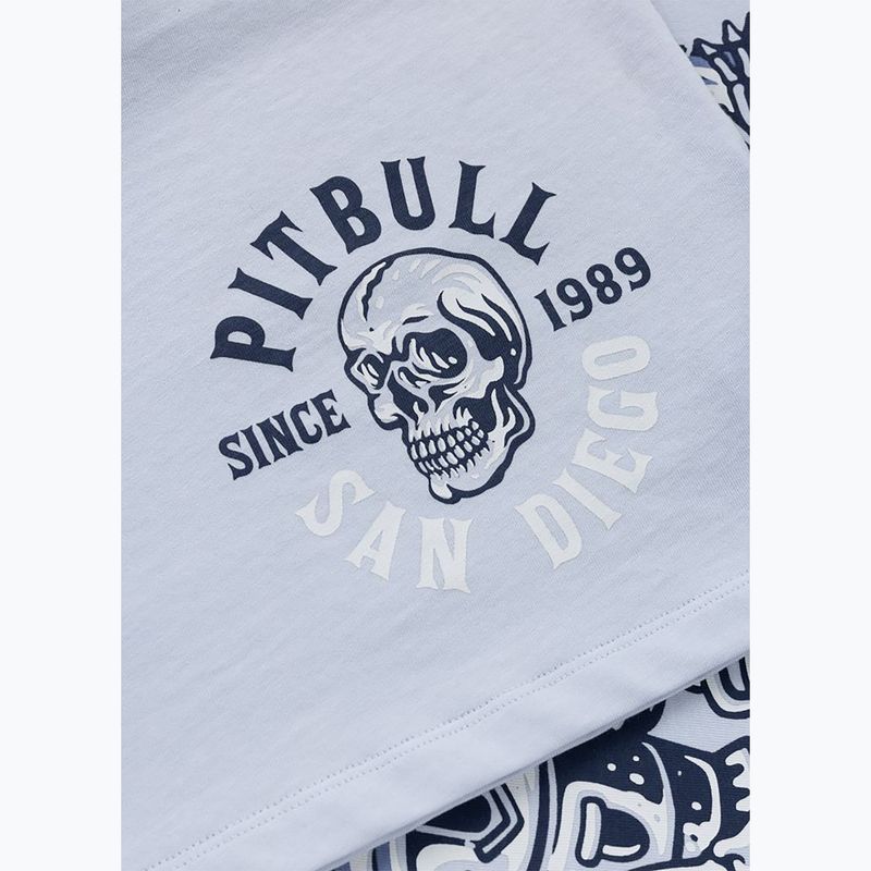 Női pulóver Pitbull Skull Oversize frosted blue 9