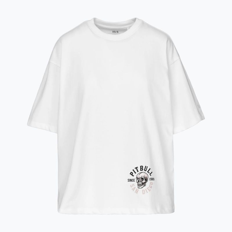 Női pulóver Pitbull Skull Oversize white 4