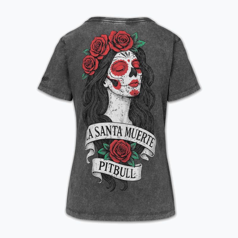 Női póló Pitbull Santa Muerte graphite 5