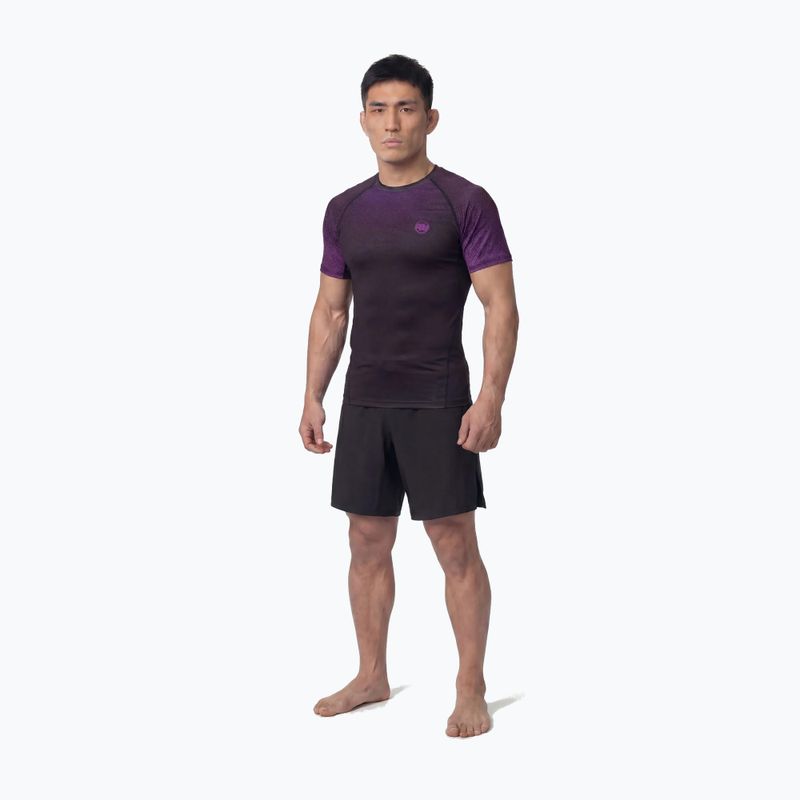 Férfi rashguard Pitbull Belt Rashguard purple 2