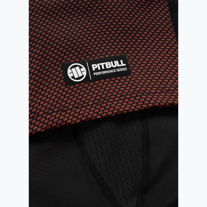 Férfi rashguard Pitbull Belt Rashguard brown 7