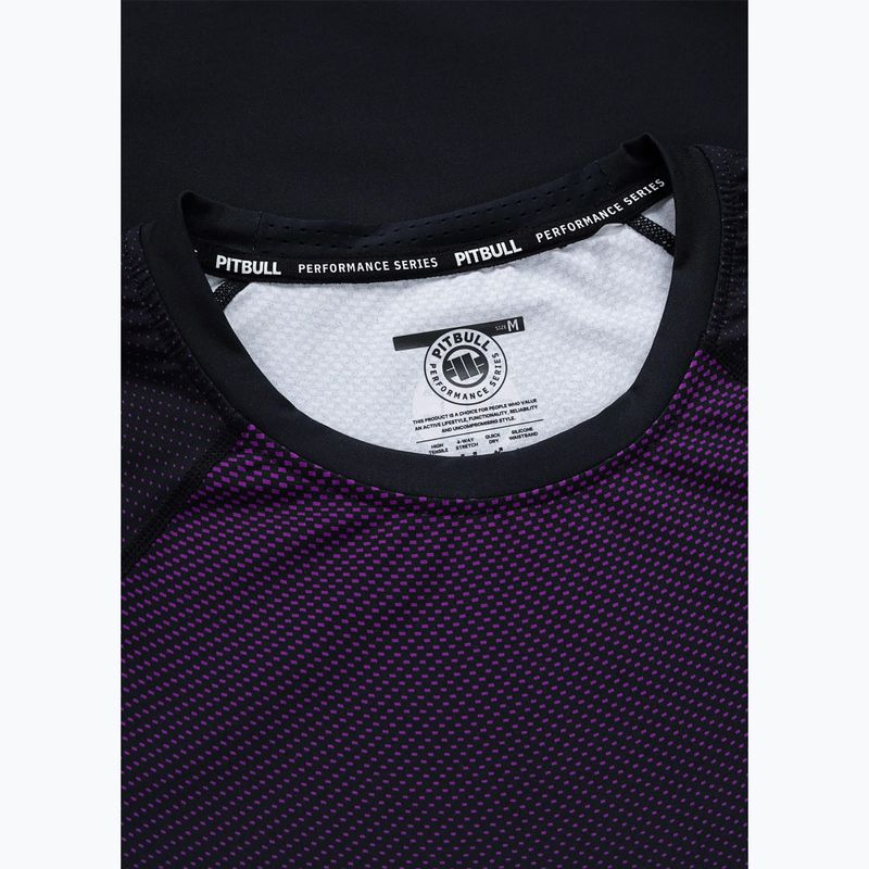 Férfi hosszú ujjú rashguard Pitbull Belt Rashguard purple 5
