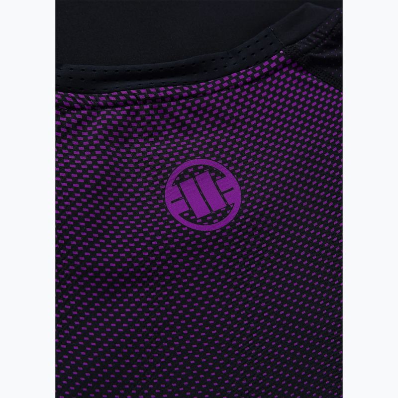 Férfi hosszú ujjú rashguard Pitbull Belt Rashguard purple 7