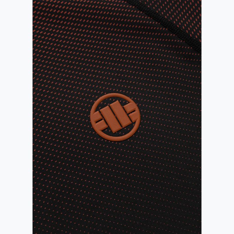 Férfi hosszú ujjú rashguard Pitbull Belt Rashguard brown 6