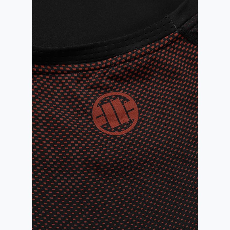 Férfi hosszú ujjú rashguard Pitbull Belt Rashguard brown 7