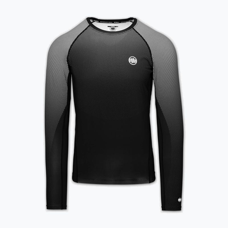 Férfi hosszú ujjú rashguard Pitbull Belt Rashguard black 3