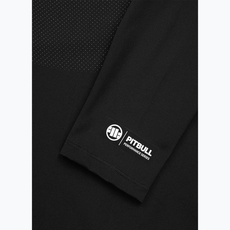 Férfi hosszú ujjú rashguard Pitbull Belt Rashguard black 9