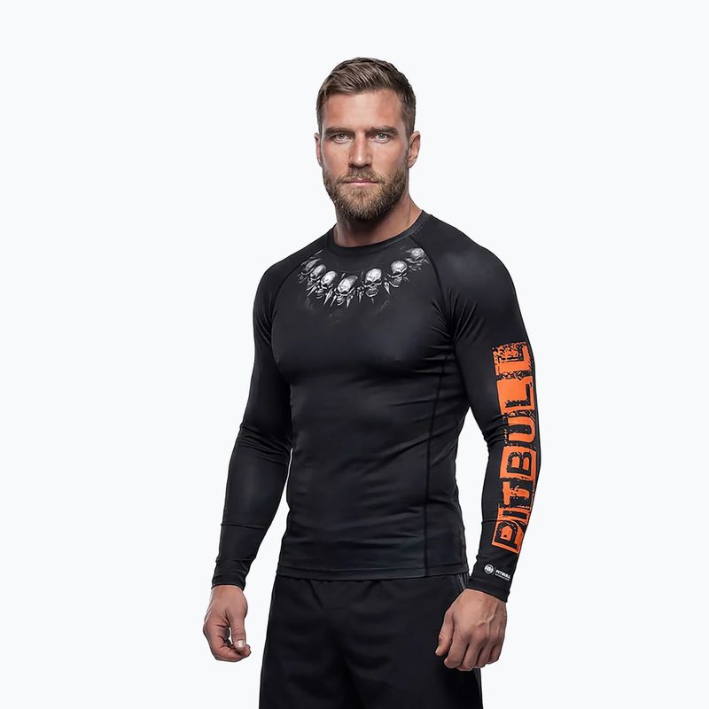 Férfi hosszú ujjú rashguard Pitbull Blacky Rashguard