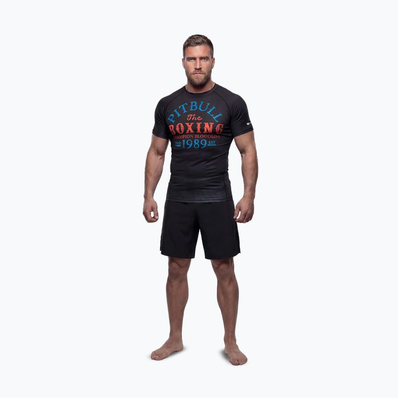 Férfi rashguard Pitbull Champion Bloodline Rashguard black 2