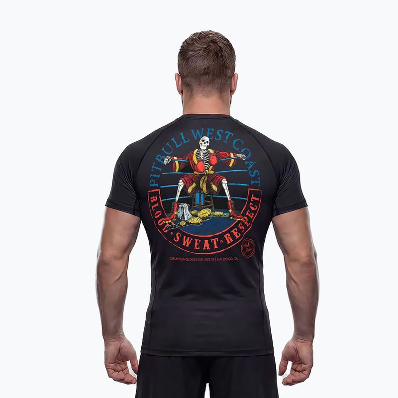 Férfi rashguard Pitbull Champion Bloodline Rashguard black 3
