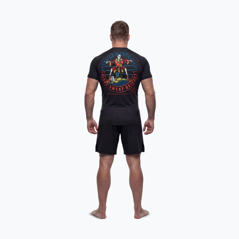 Férfi hosszú ujjú rashguard Pitbull Champion Bloodline Rashguard black 3