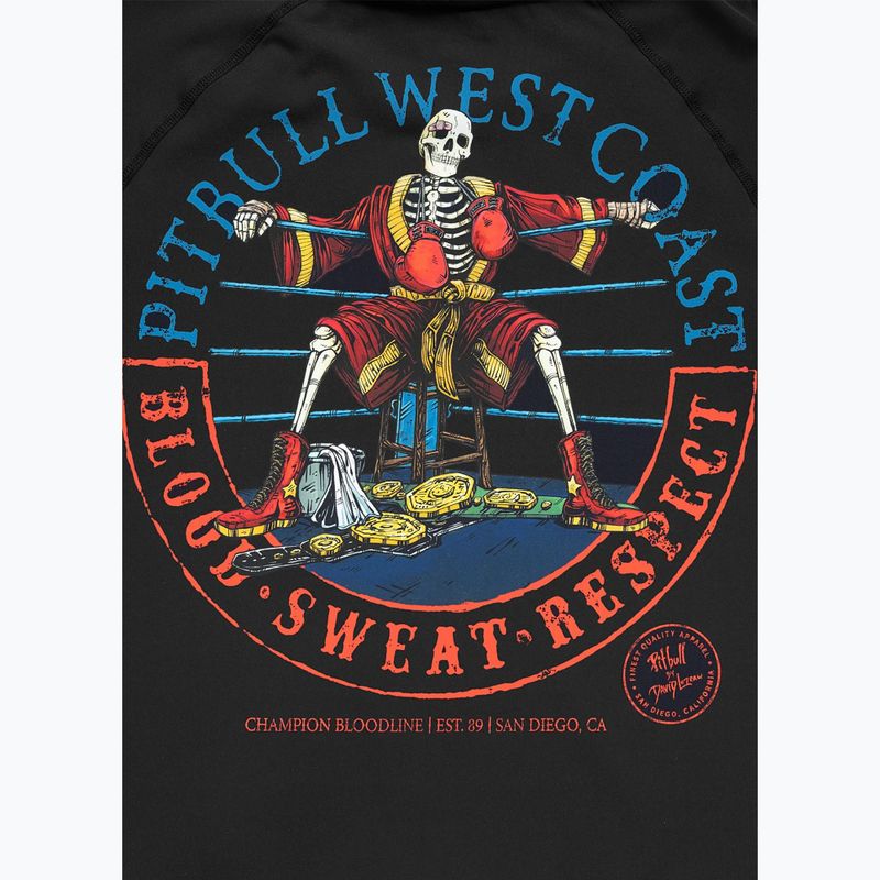 Férfi hosszú ujjú rashguard Pitbull Champion Bloodline Rashguard black 9
