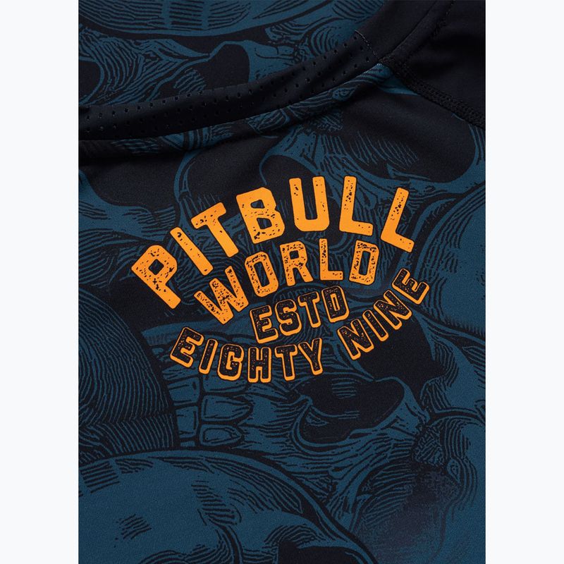 Férfi hosszú ujjú rashguard Pitbull Guardian Angel Rashguard black 7