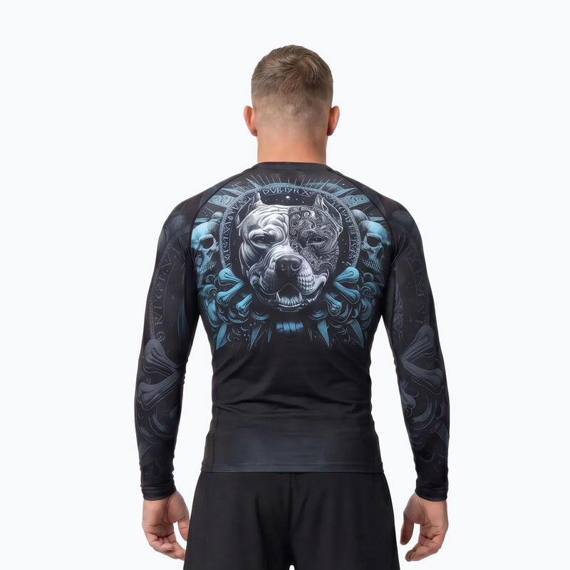 Férfi hosszú ujjú rashguard Pitbull World Rashguard black 3