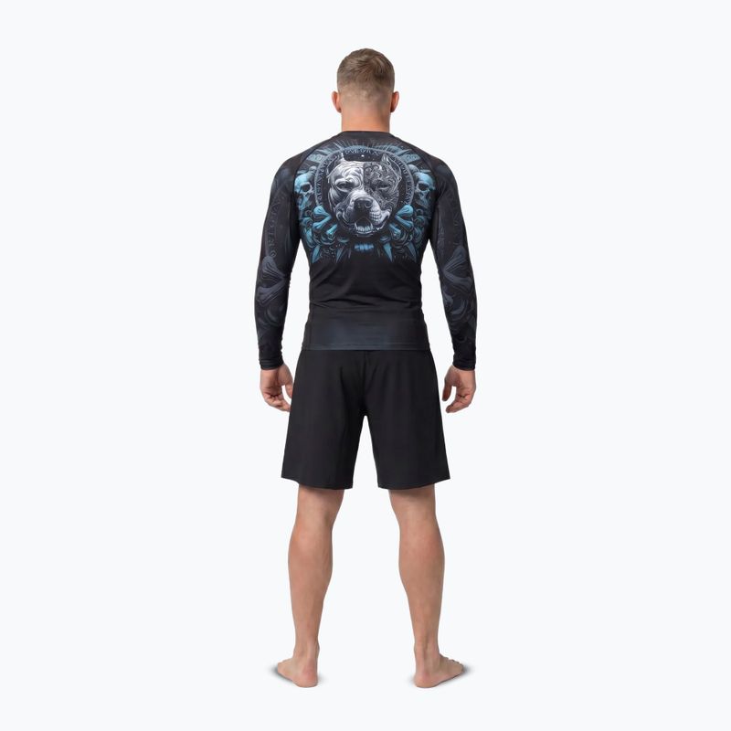 Férfi hosszú ujjú rashguard Pitbull World Rashguard black 4
