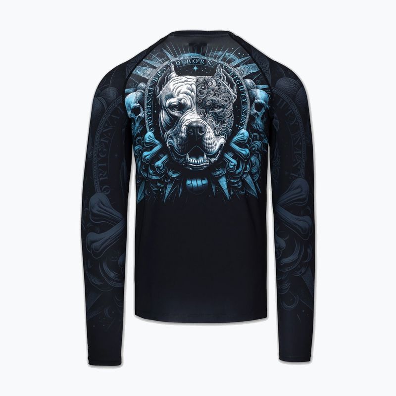 Férfi hosszú ujjú rashguard Pitbull World Rashguard black 6