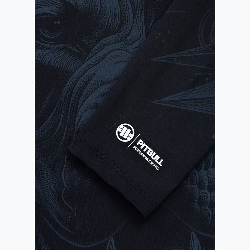 Férfi hosszú ujjú rashguard Pitbull World Rashguard black 11