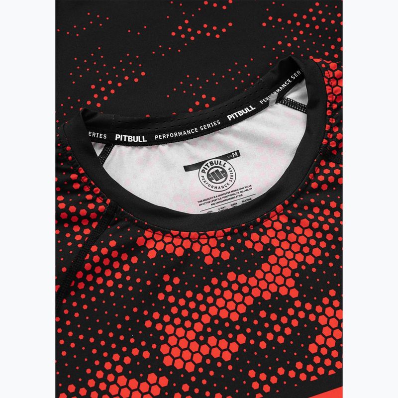 Férfi rashguard Pitbull Hex Camo Hilltop Rashguard red 5