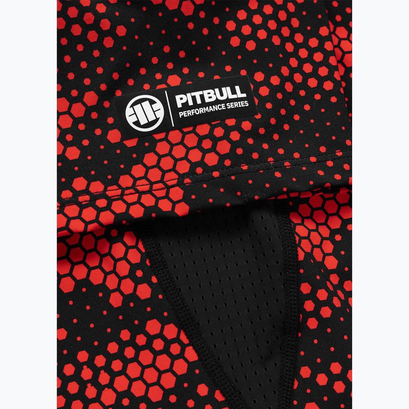 Férfi rashguard Pitbull Hex Camo Hilltop Rashguard red 8