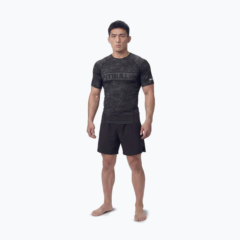 Férfi rashguard Pitbull Hex Camo Hilltop Rashguard olive 2