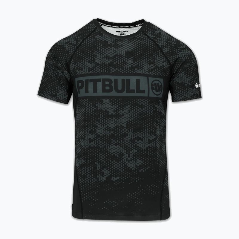 Férfi rashguard Pitbull Hex Camo Hilltop Rashguard olive 3