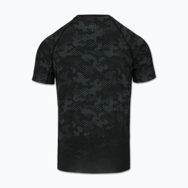 Férfi rashguard Pitbull Hex Camo Hilltop Rashguard olive 4