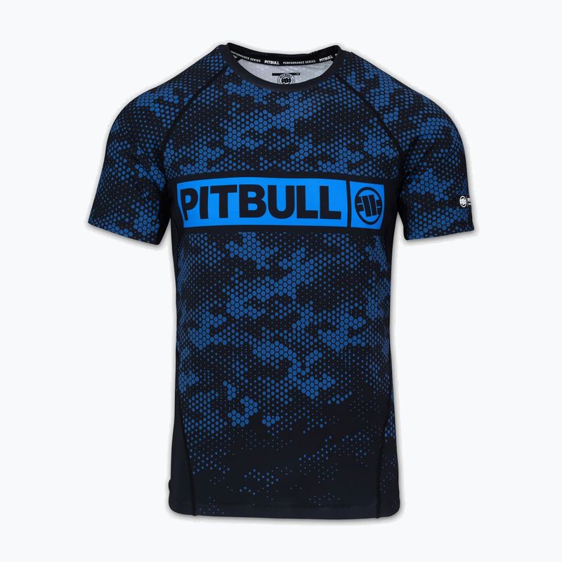Férfi rashguard Pitbull Hex Camo Hilltop Rashguard blue 3
