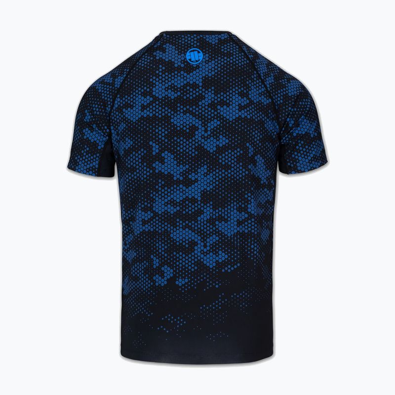 Férfi rashguard Pitbull Hex Camo Hilltop Rashguard blue 4