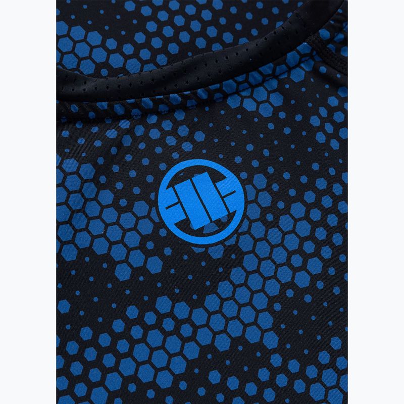 Férfi rashguard Pitbull Hex Camo Hilltop Rashguard blue 7