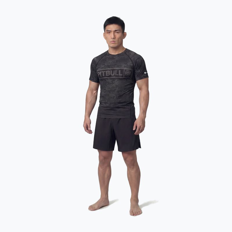 Férfi rashguard Pitbull Hex Camo Hilltop Rashguard black 2