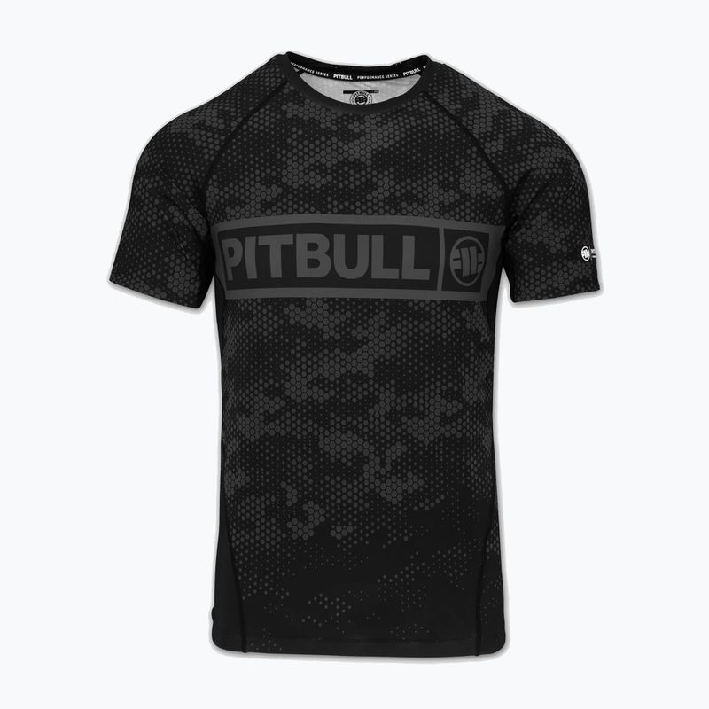 Férfi rashguard Pitbull Hex Camo Hilltop Rashguard black 3