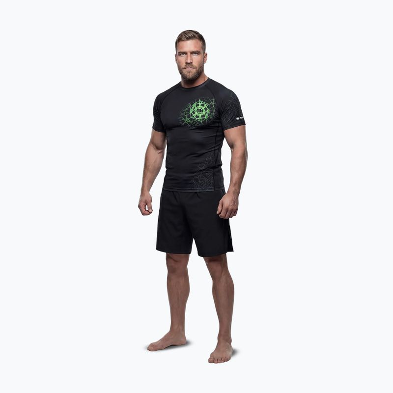 Férfi rashguard Pitbull Ray Rashguard fluo green 2