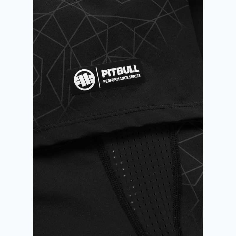 Férfi rashguard Pitbull Ray Rashguard fluo green 8
