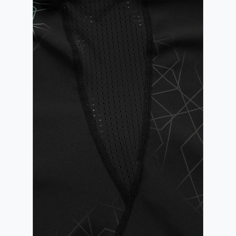 Férfi rashguard Pitbull Ray Rashguard fluo green 9
